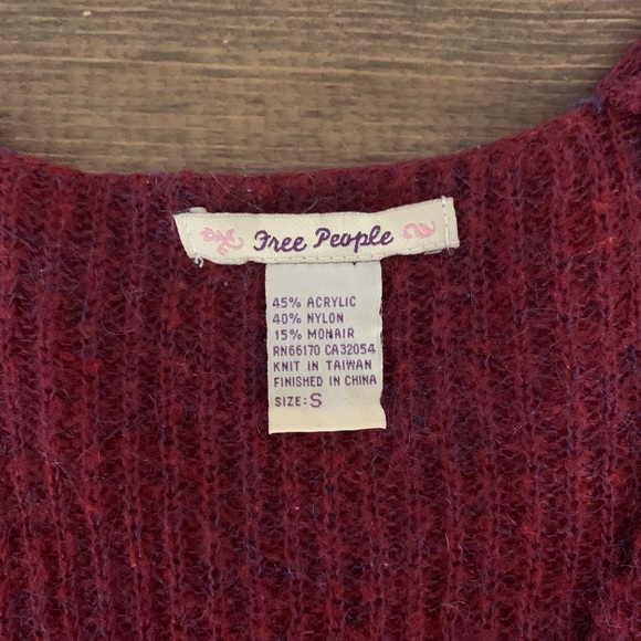 Free People V Neck Sweater - Picture 3 of 5
